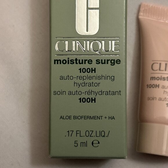 CLINIQUE MOISTURE SURGE 100H AUTO REPLENISHING HYDRATOR 0.17oz delux Mini Travel - Picture 3 of 12